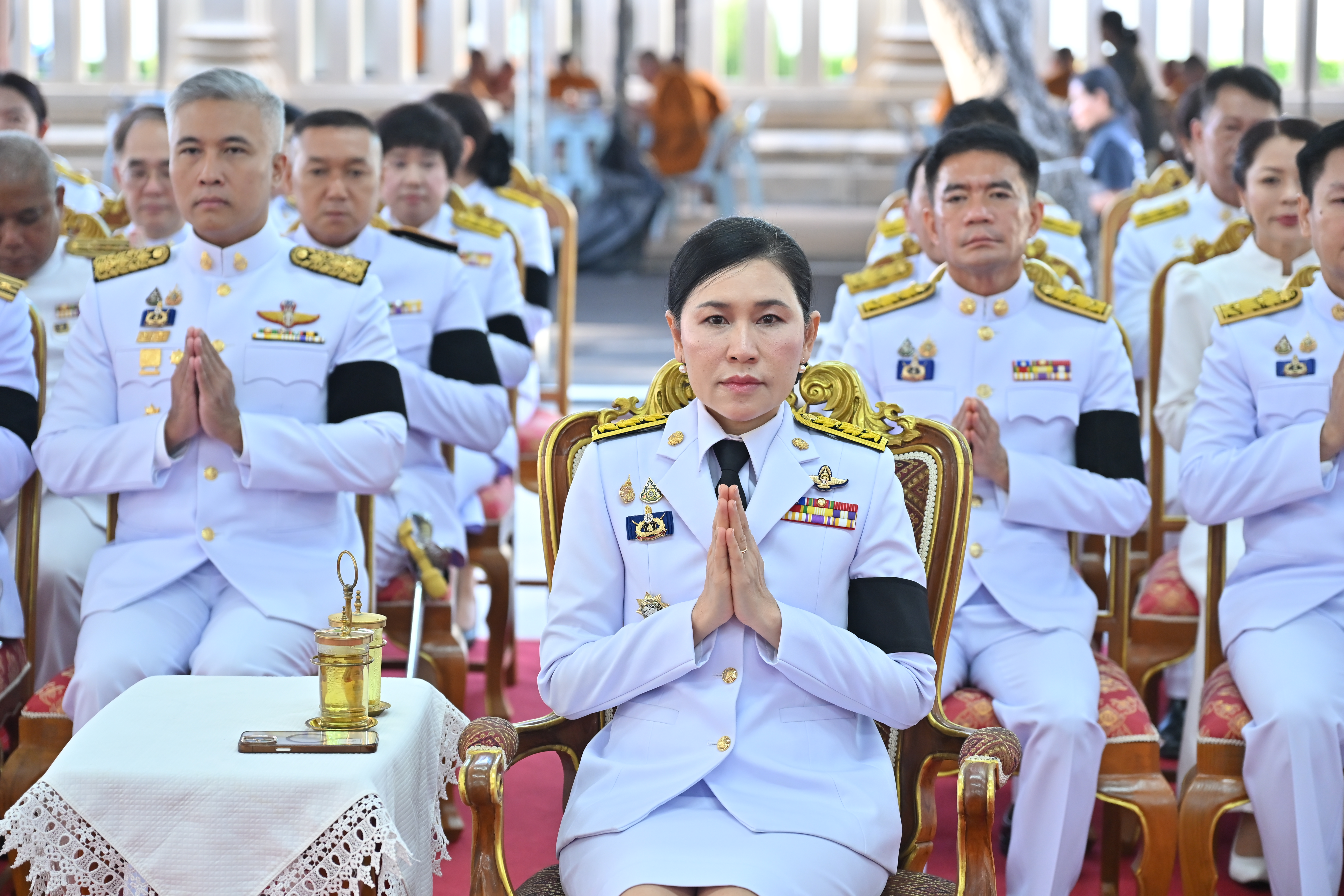 title - ส.ป.ก.นครปฐม เข้าร่วมพิธีเจริญพระพุทธมนต์ และทำบุญตักบาตร ถวายพระราชกุศลแด่ สมเด็จพระนางเจ้าฯ พระบรมราชินี เนื่องในโอกาสพระราชพิธีมหามงคลเฉลิมพระชนมพรรษา 4 รอบ 3 มิถุนายน 2569